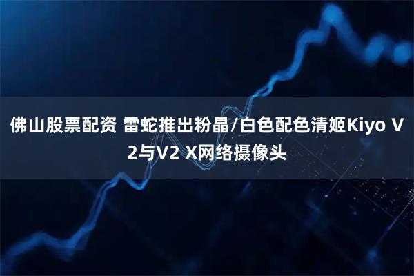 佛山股票配资 雷蛇推出粉晶/白色配色清姬Kiyo V2与V2 X网络摄像头